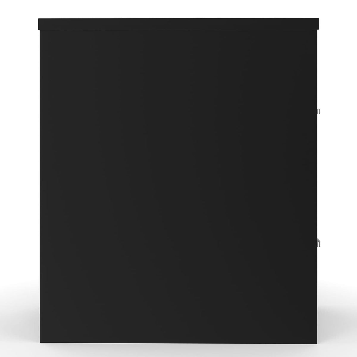 Black 2 Drawer Letter Size Lockable File Cabinet H9477