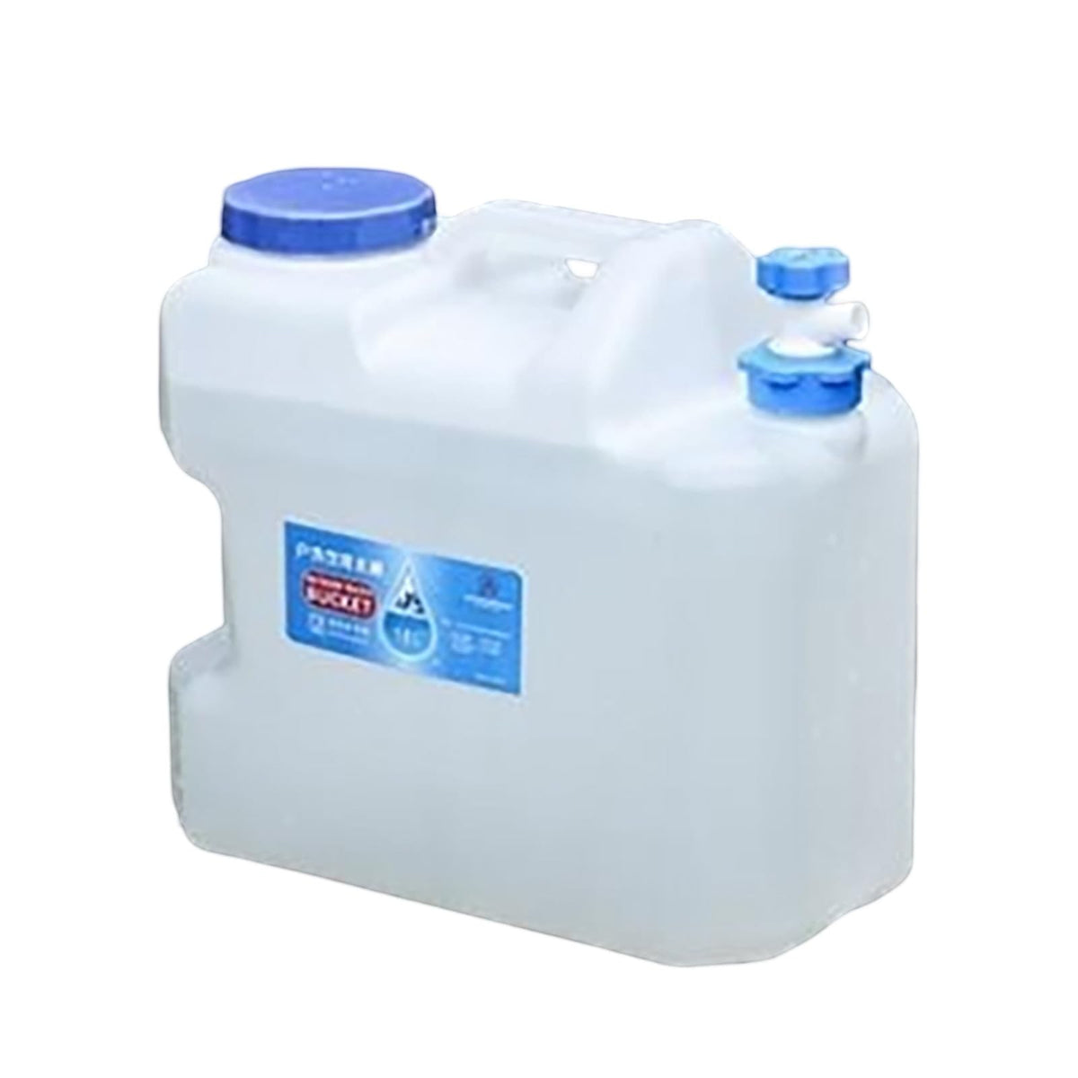 2 Gallons Clear Water Container with Spigot and Handle R153710