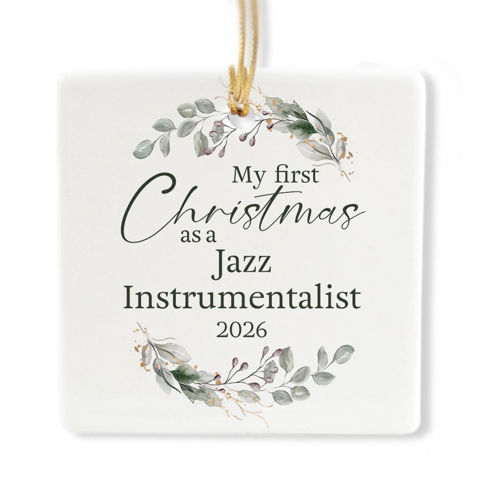Ceramic 3-inch Square Ornament F781