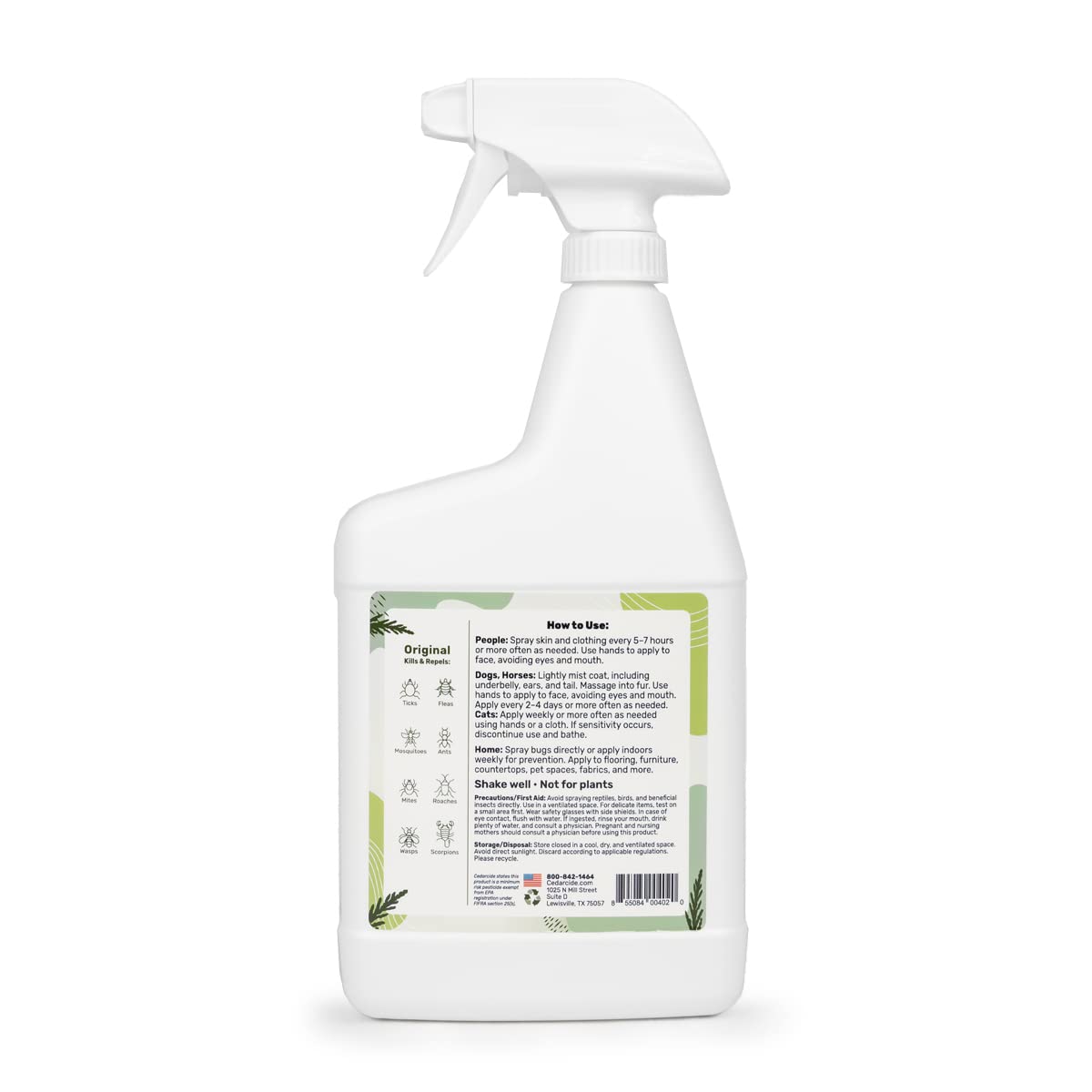 Cedar Oil Bug Spray 32oz C1804