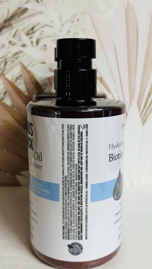 Biotin & Coconut Oil Shampoo and Conditioner Set 16 fl oz O568