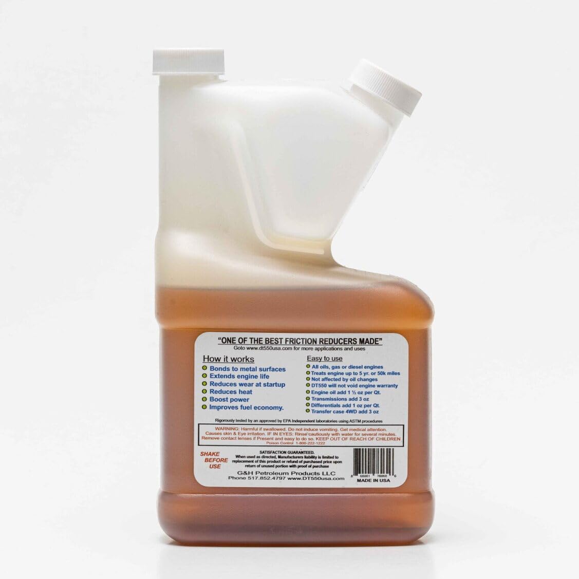 Friction Reducer Engine Friction Modifier 1 Pint (16 Oz) P123