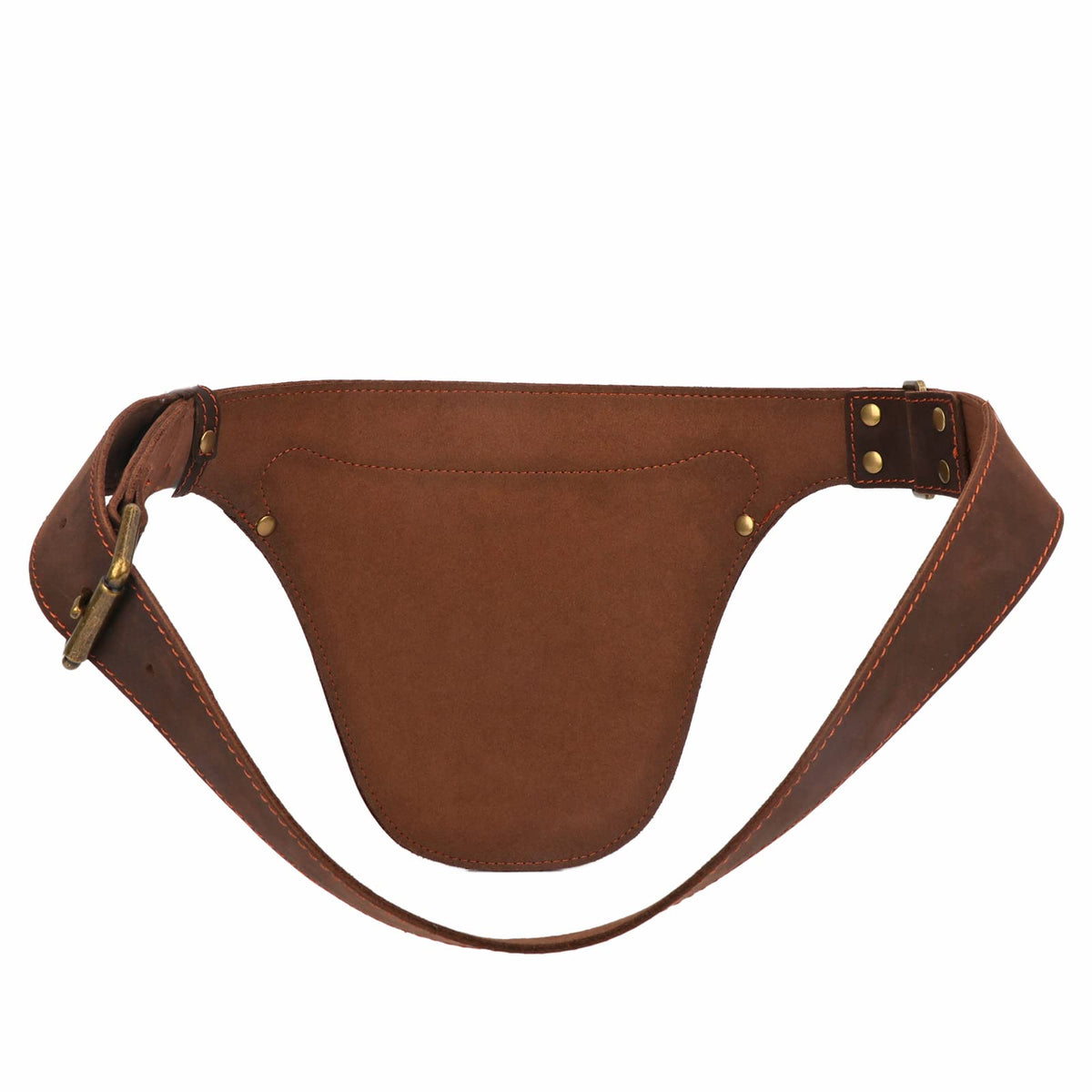 Leather 3 Pockets Adjustable Tool Belt Bag N55158