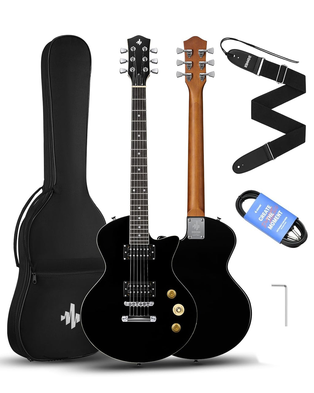 39" Electric Guitar with Dual Humbucker Pickups E3777