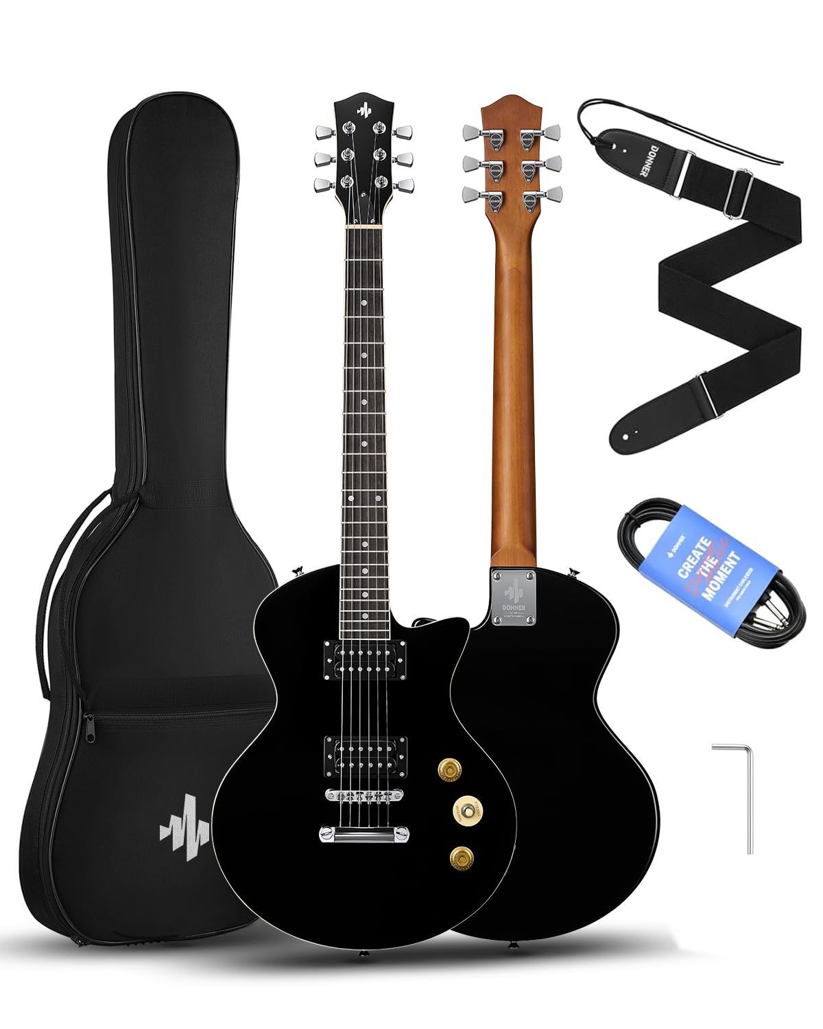 39" Electric Guitar with Dual Humbucker Pickups E3777