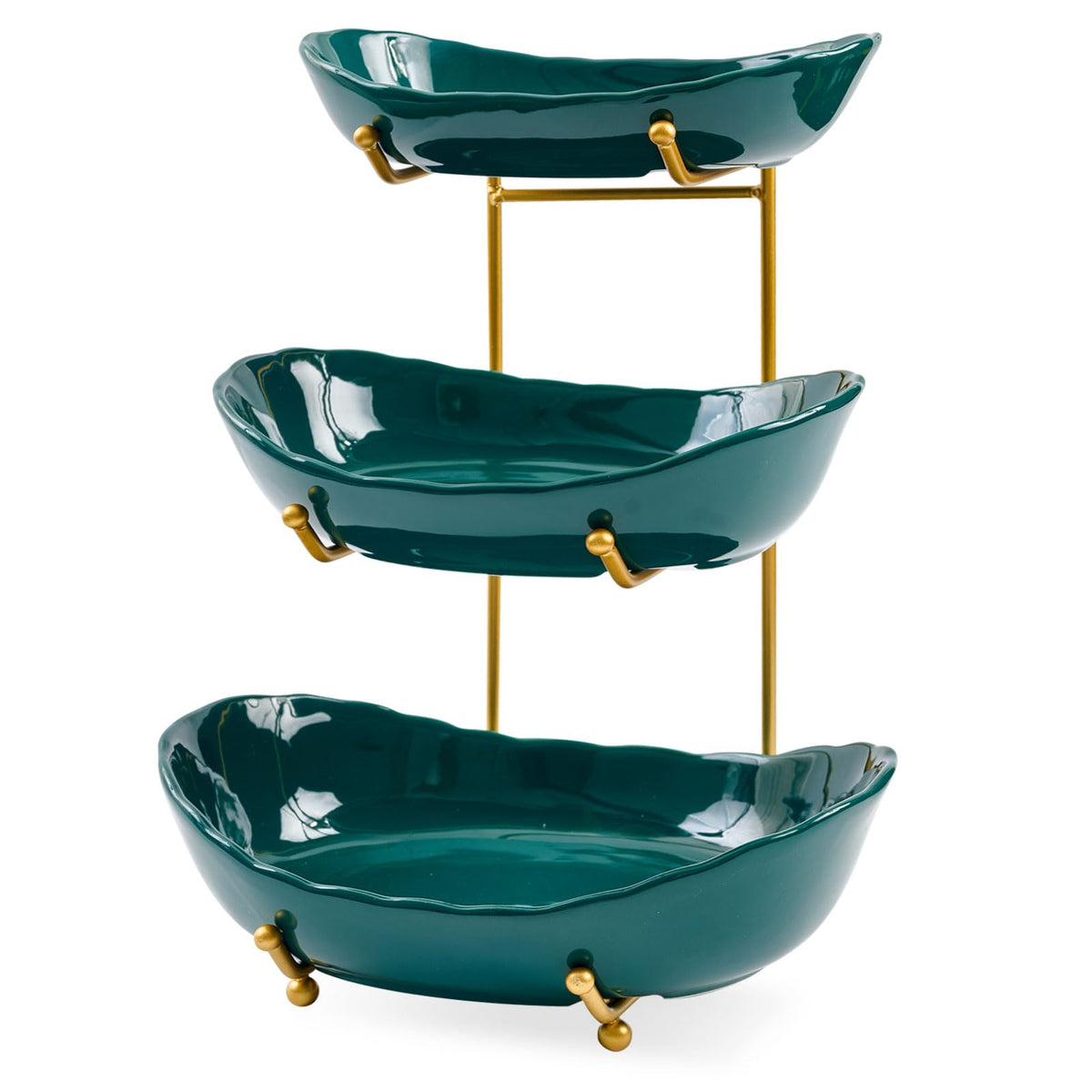 Ceramic 3 Tier Fruit Bowl J25709