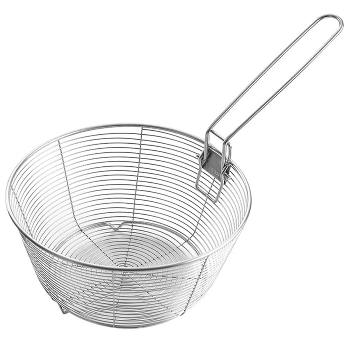 Stainless Steel Deep Fryer Basket with Detachable Handle 9 Inch Q606847