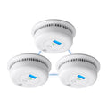 Wireless Interconnected Combination Smoke & CO Alarm 3-Pack S124