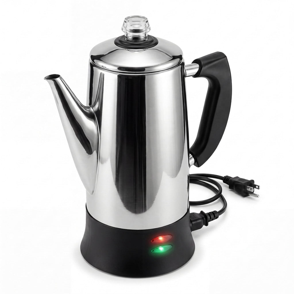 Electric 12 Cup Stainless Steel Coffee Percolator K322395