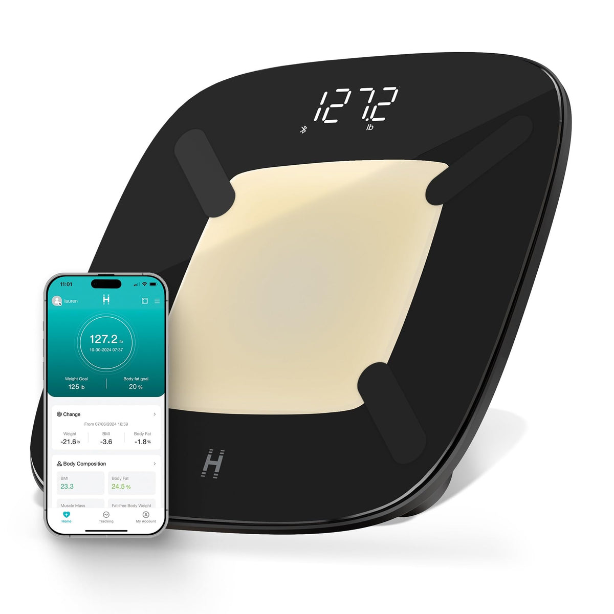 Digital Smart Scale Black C478