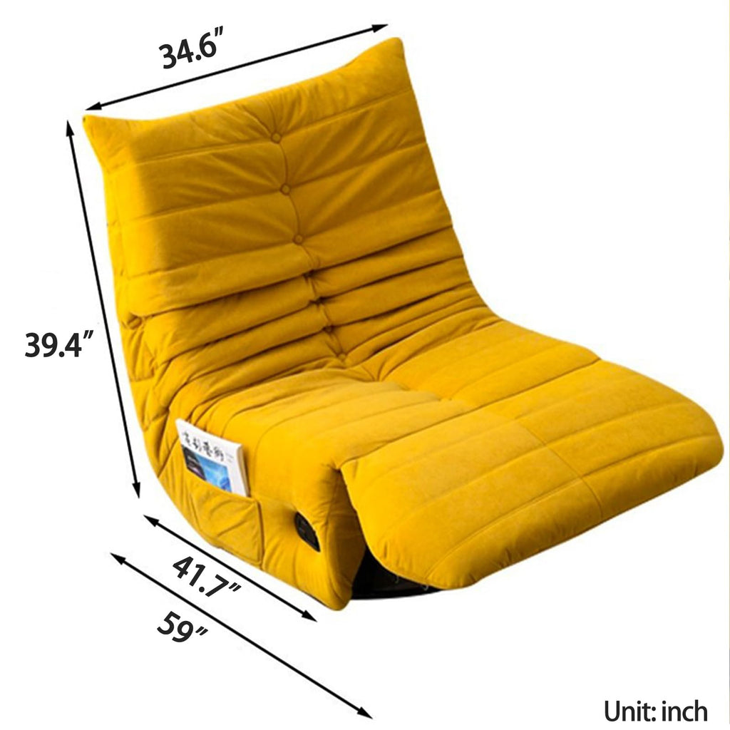 Gray Swivel Rocking Recliner Chair Z266
