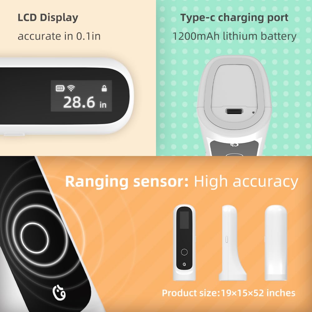 Wireless Portable Height Measurement with LCD Display N31940