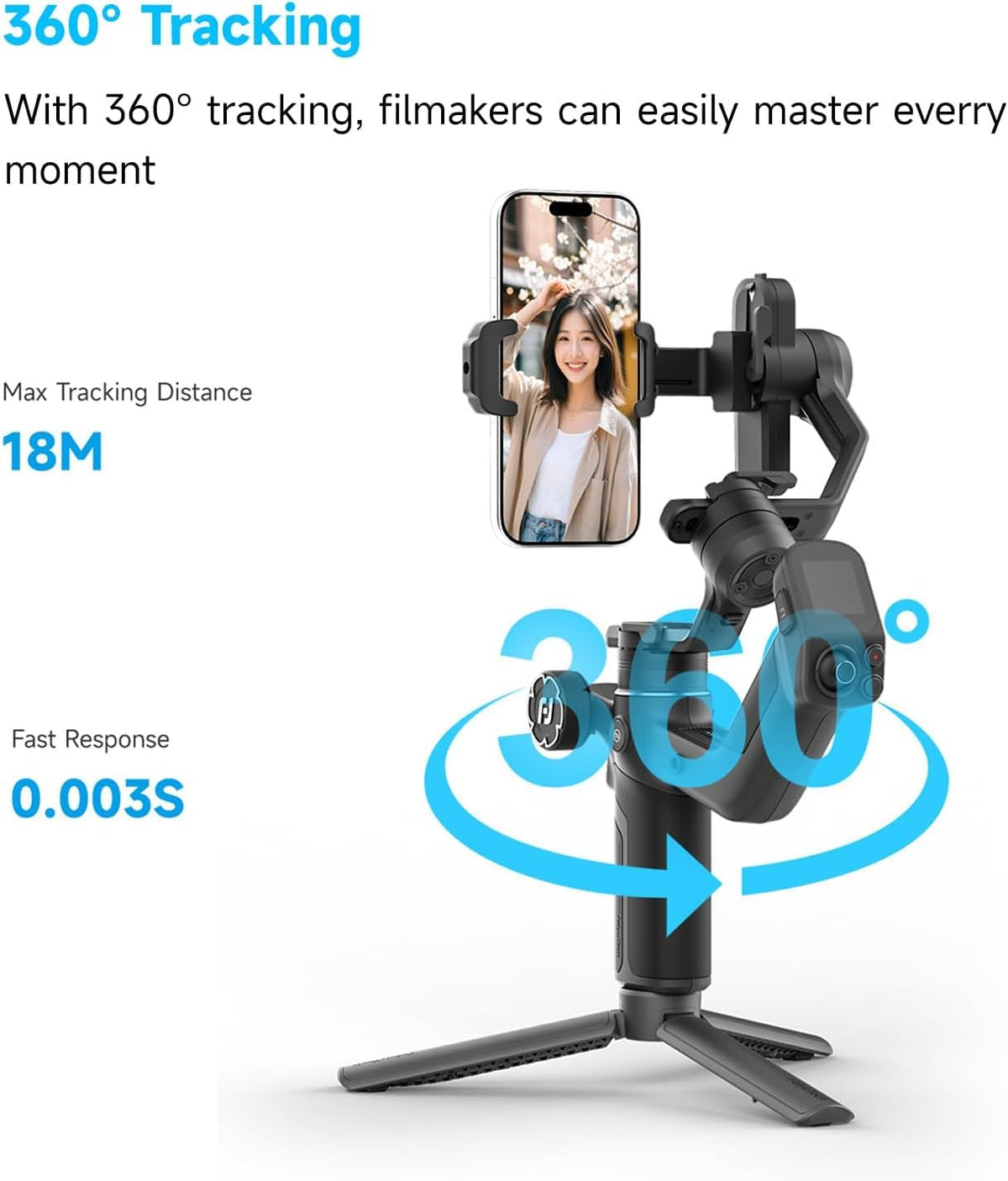 Camera Gimbal with AI Tracking J50773