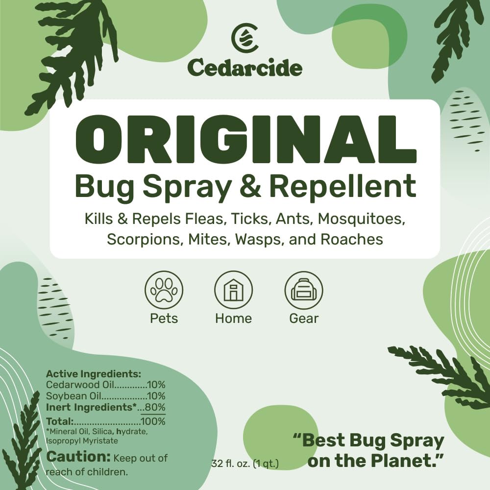 Cedar Oil Bug Spray 32oz C1804