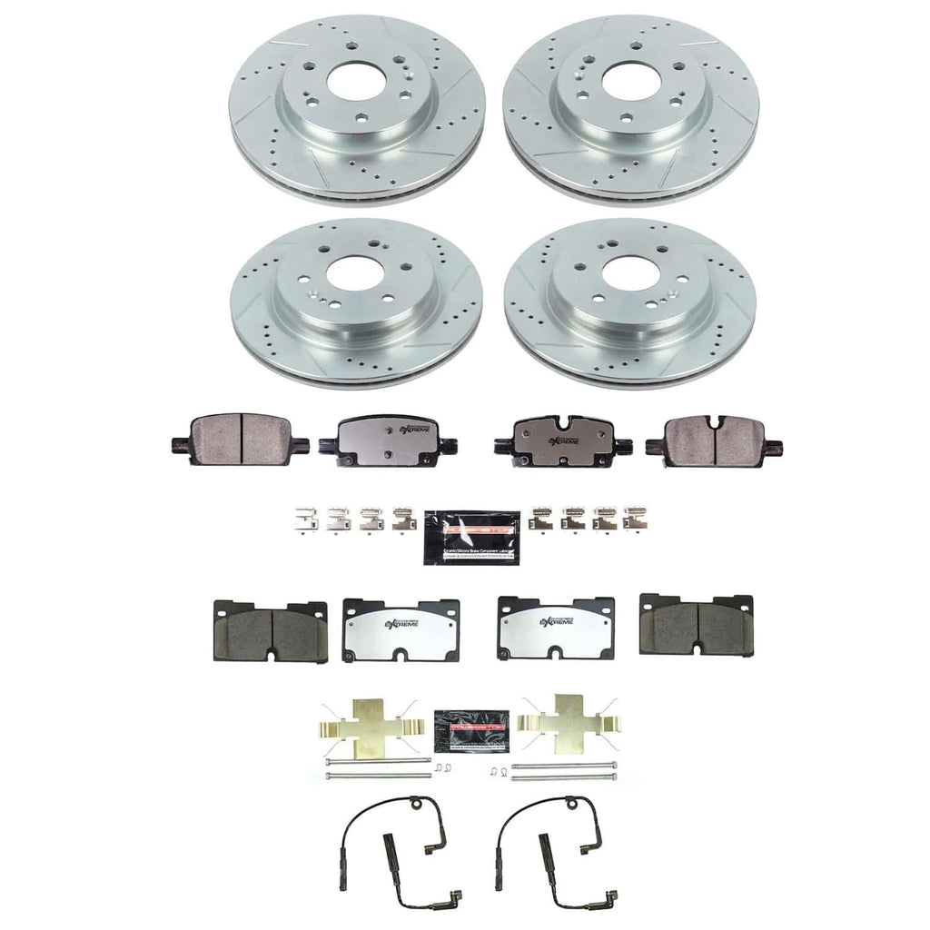 Front & Rear Brake Pad & Rotor Kit T285