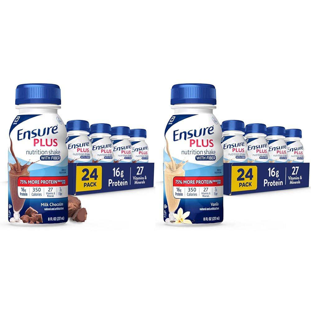 Milk Chocolate & Vanilla Nutrition Shake with Fiber, 16 Grams of Protein, 8 Fl Oz I681617