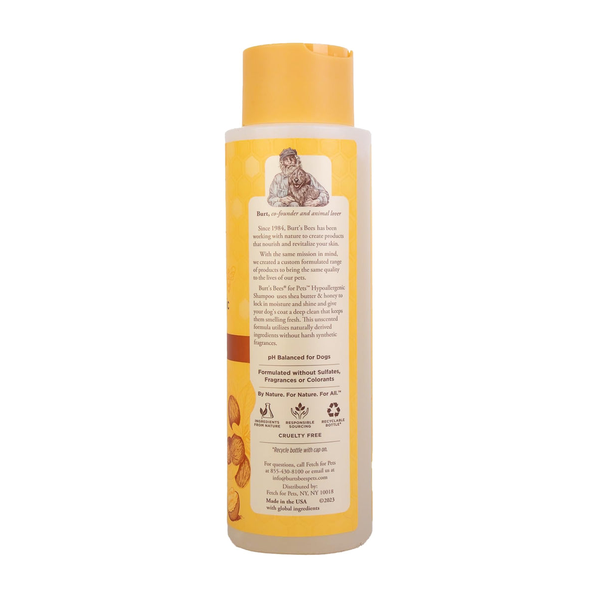 Hypoallergenic Dog Shampoo Shea Butter Honey 16 Fl Oz R3039