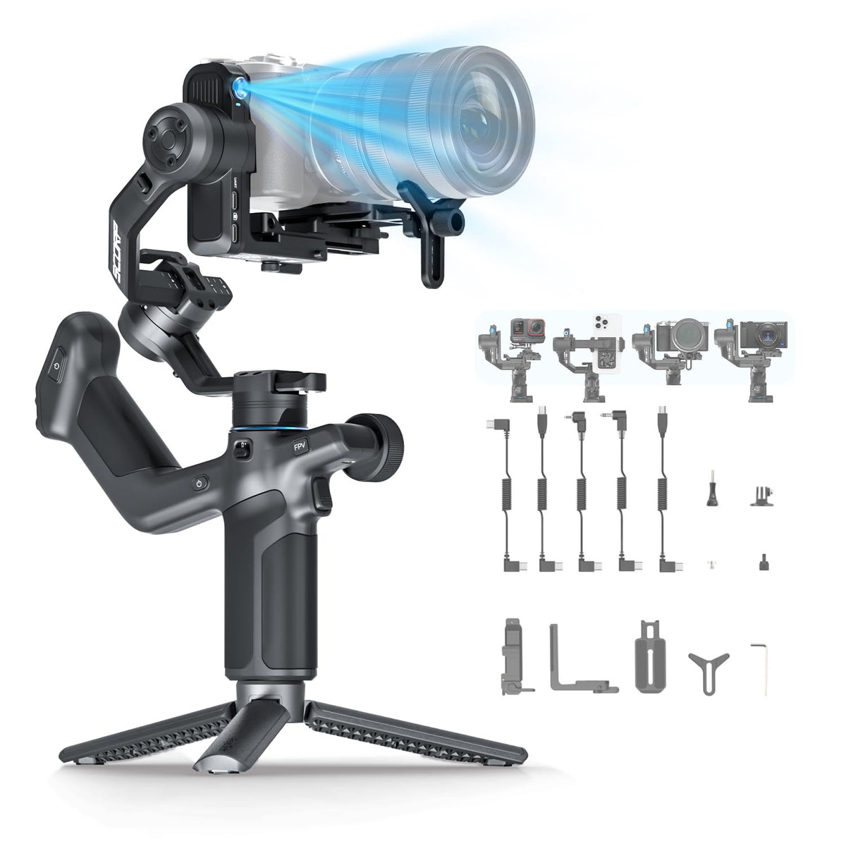 Camera Gimbal with AI Tracking J50773