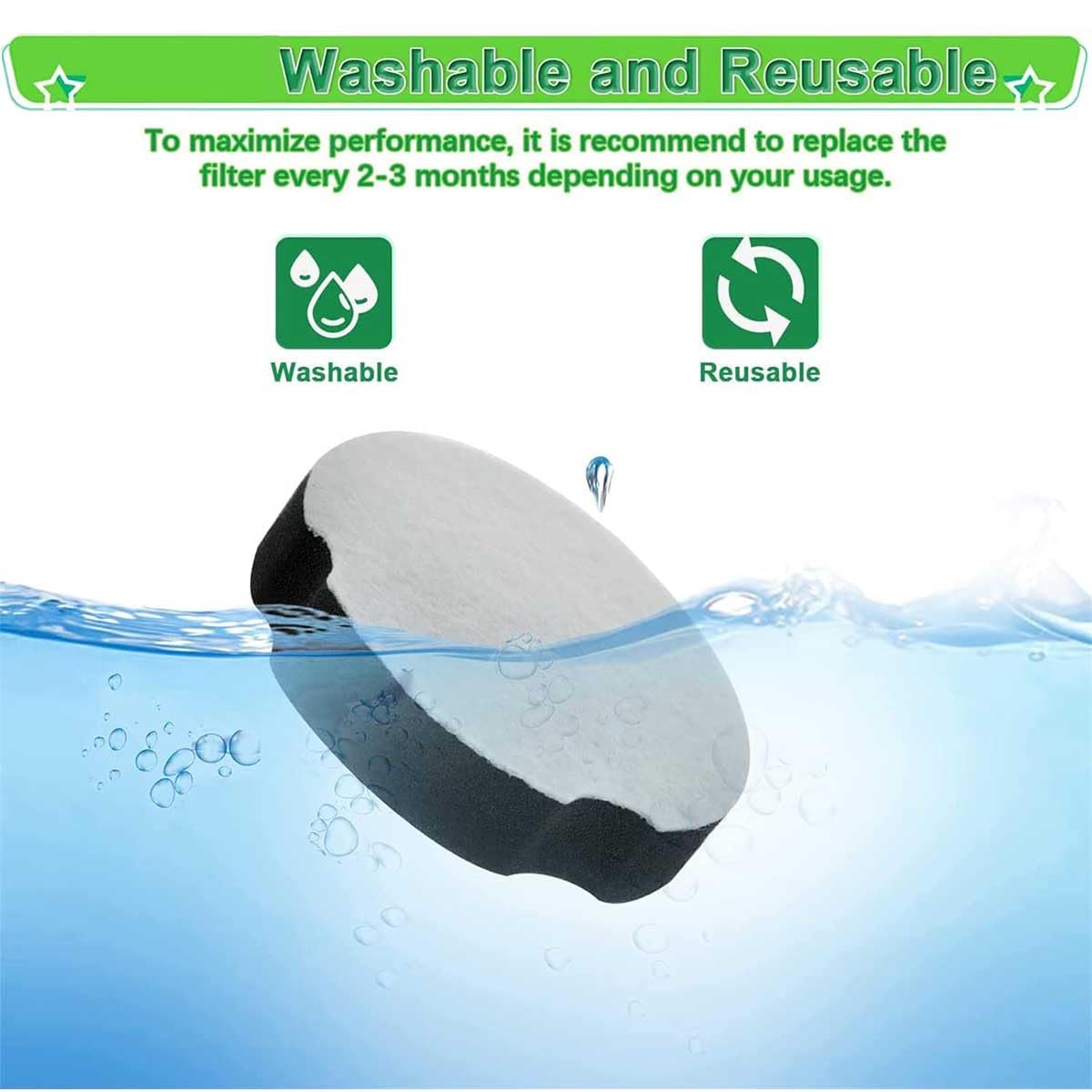 4 Pack Vacuum Filter Replacement Z2097