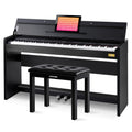 88-Key Weighted Piano with Stand, Pedals & Bench M749268