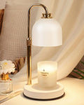Candle Warmer Lamp with Timer Dimmable White C867110