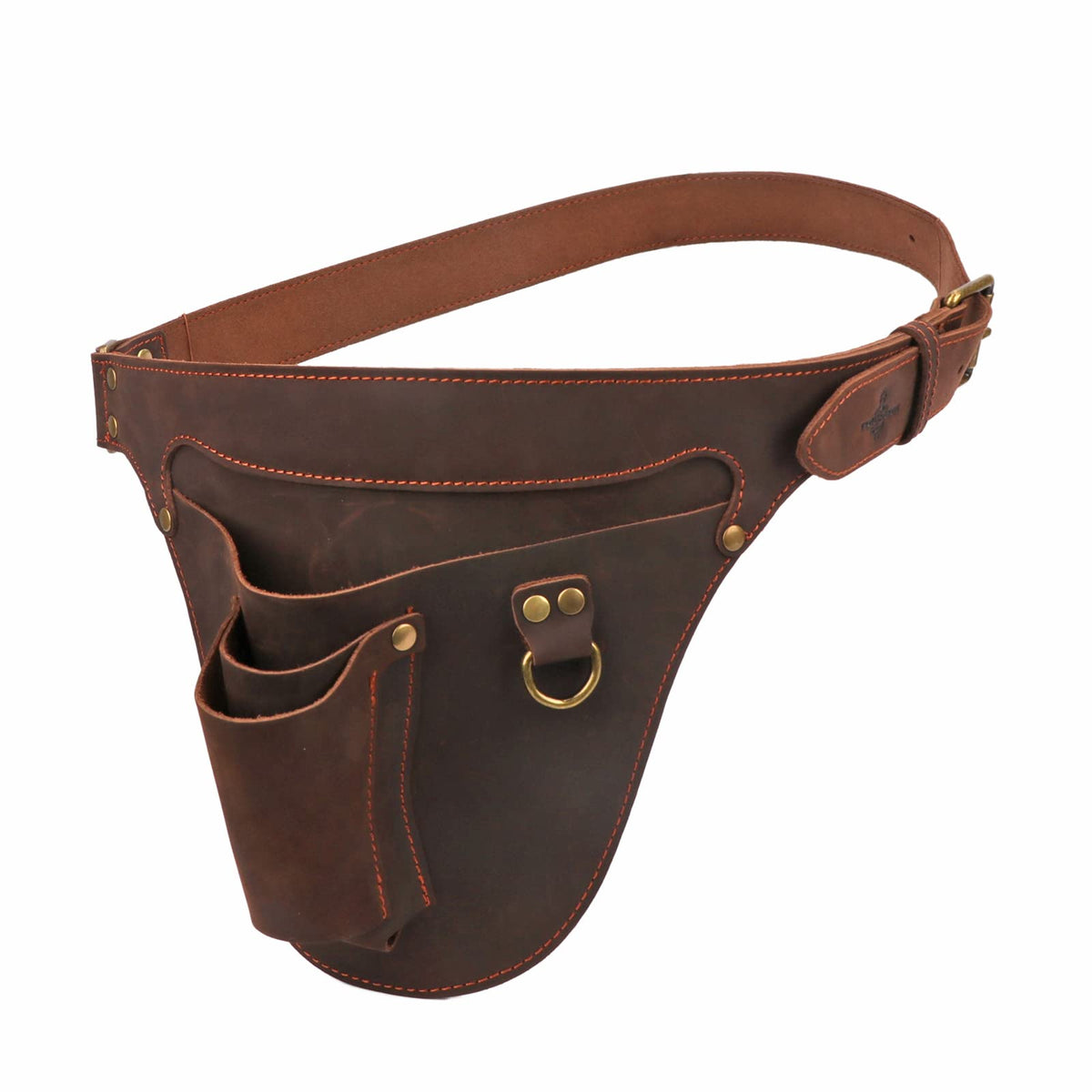 Leather 3 Pockets Adjustable Tool Belt Bag N55158