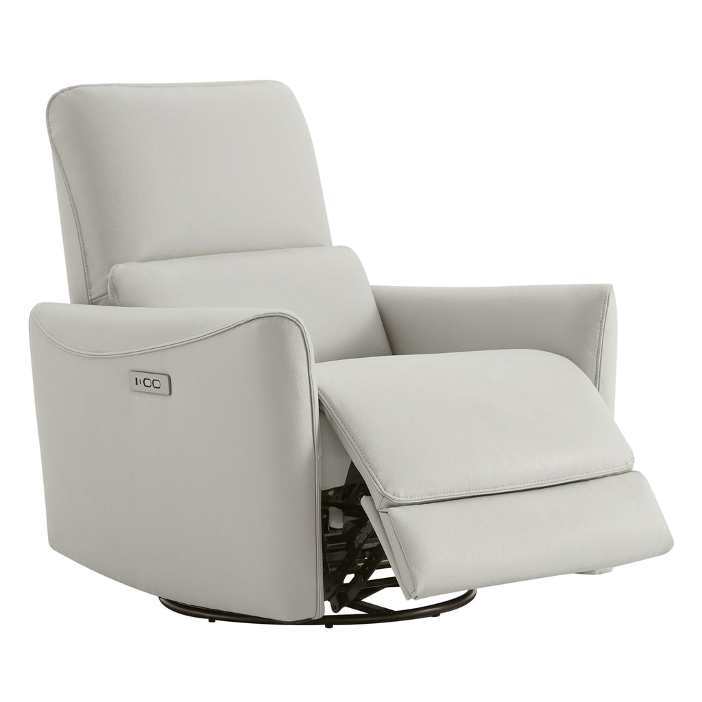 Power Recliner Swivel Glider Chair Cream X73694