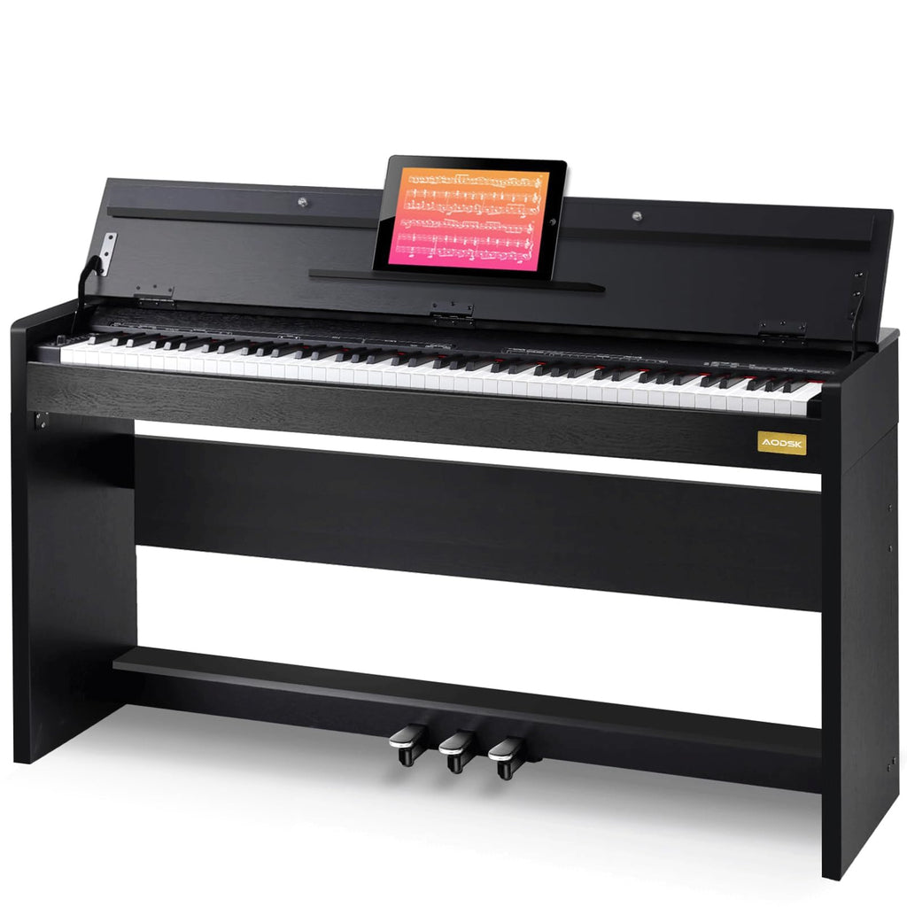 88-Key Weighted Piano with Stand, Pedals & Bench M749268