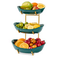 Ceramic 3 Tier Fruit Bowl J25709