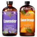 Lavender 4 Fl Oz and Sweet Orange 16 Fl Oz Essential Oil W98221