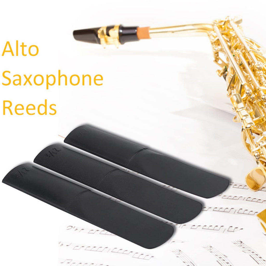 Alto Saxophone Reeds 3PCS Plastic Strength 2.5 Y16451