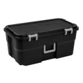 Black 22 Gal Lockable Storage Chest with Wheels V101
