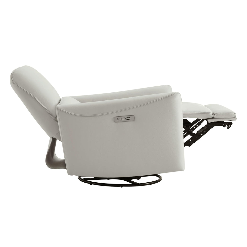 Power Recliner Swivel Glider Chair Cream X73694