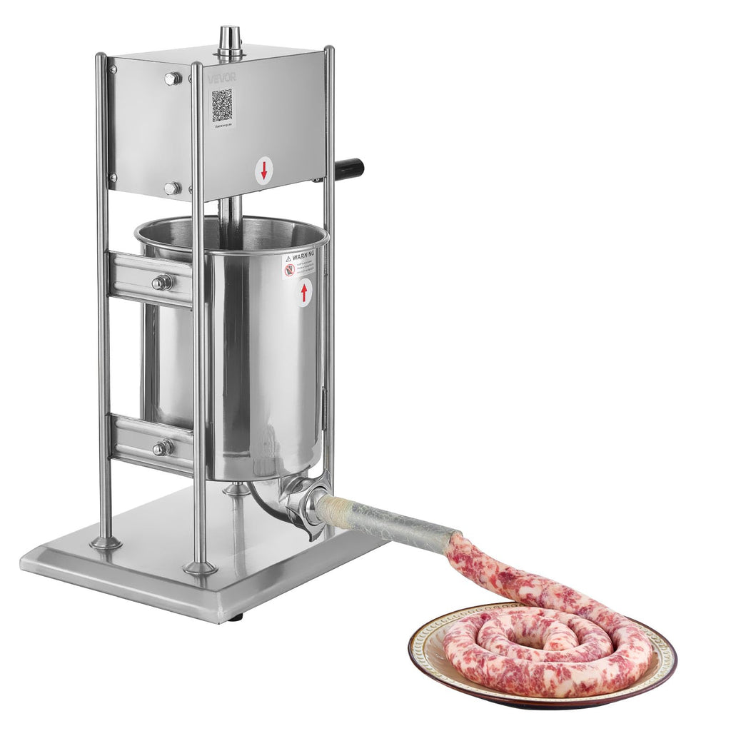 10 L Stainless Steel Vertical Manual Sausage Stuffer V453798