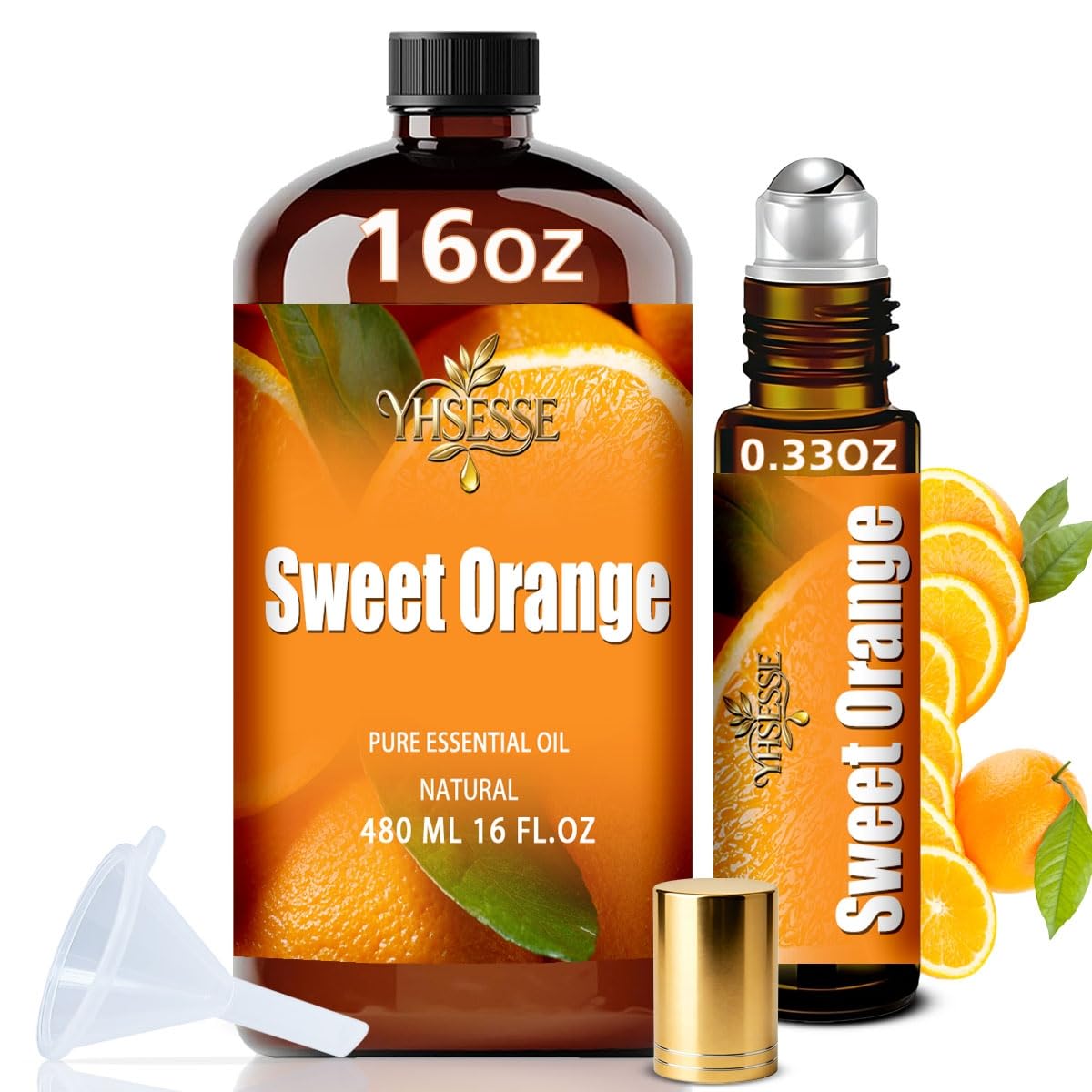 Lavender 4 Fl Oz and Sweet Orange 16 Fl Oz Essential Oil W98221