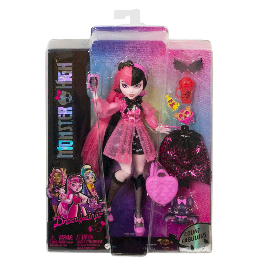 Monster High Doll with Pink & Black Hair R85404