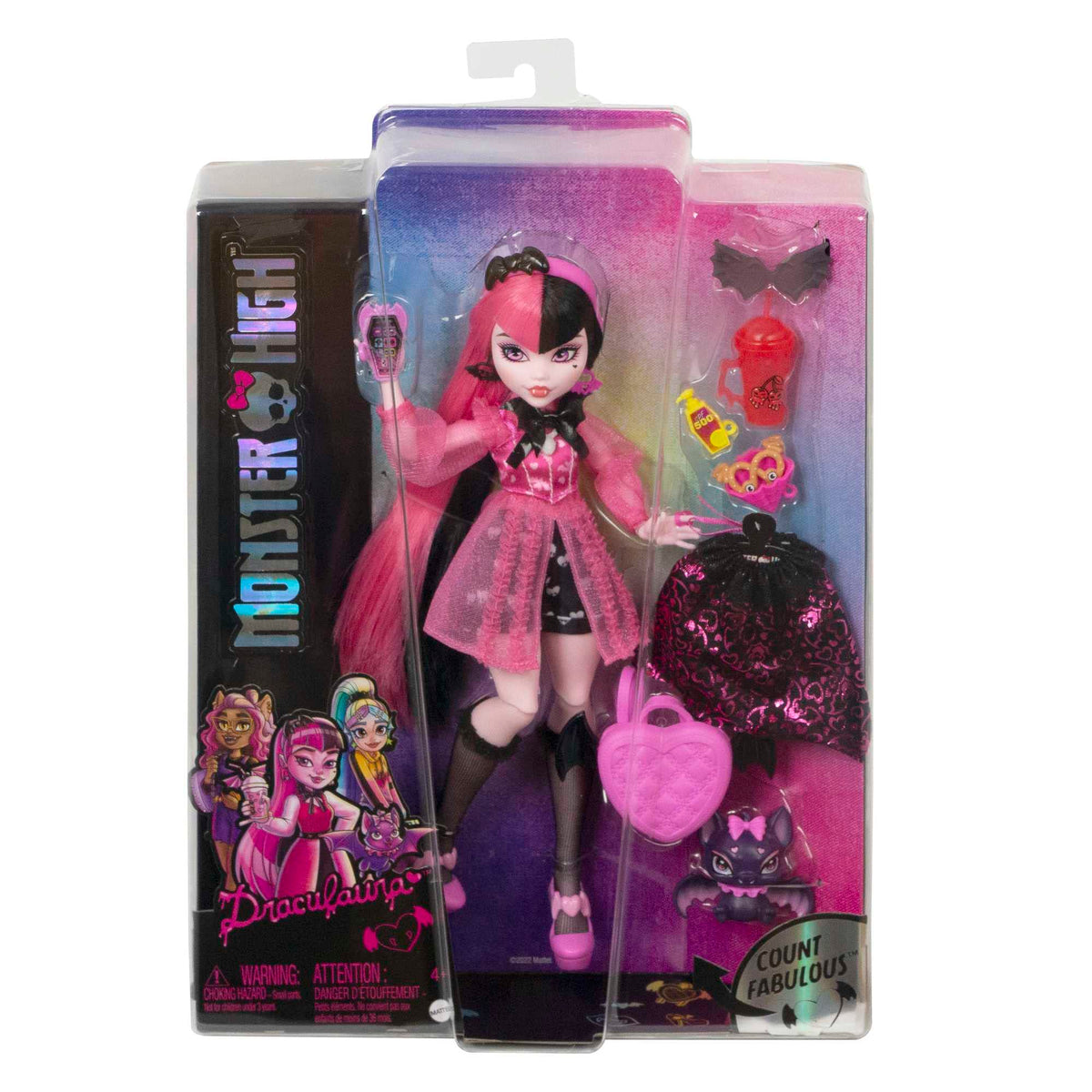 Monster High Doll with Pink & Black Hair R85404
