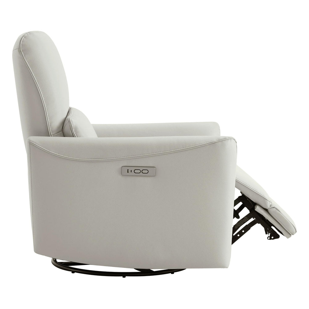 Power Recliner Swivel Glider Chair Cream X73694