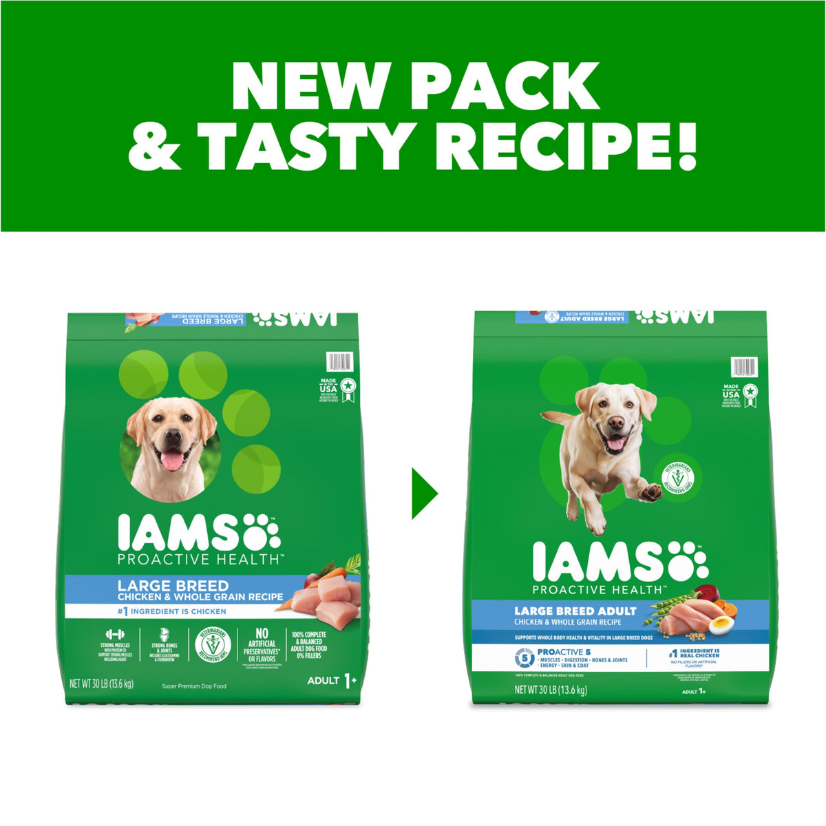 Large Breed Chicken Dry Dog Food 30 lb B70888