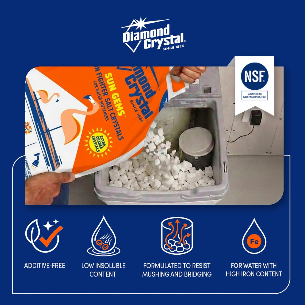 6 Pack Water Softener Salt, 40 Pounds Y208727