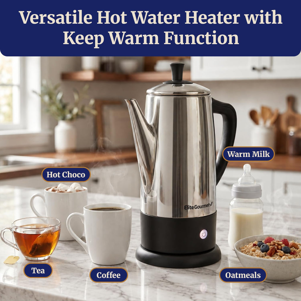 12-Cup Electric Coffee Percolator I329