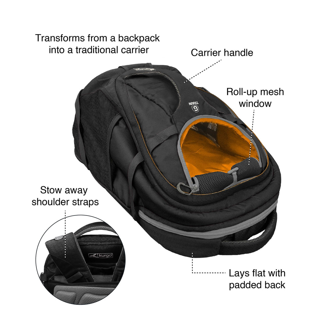 Black Pet Carrier Backpack H41429