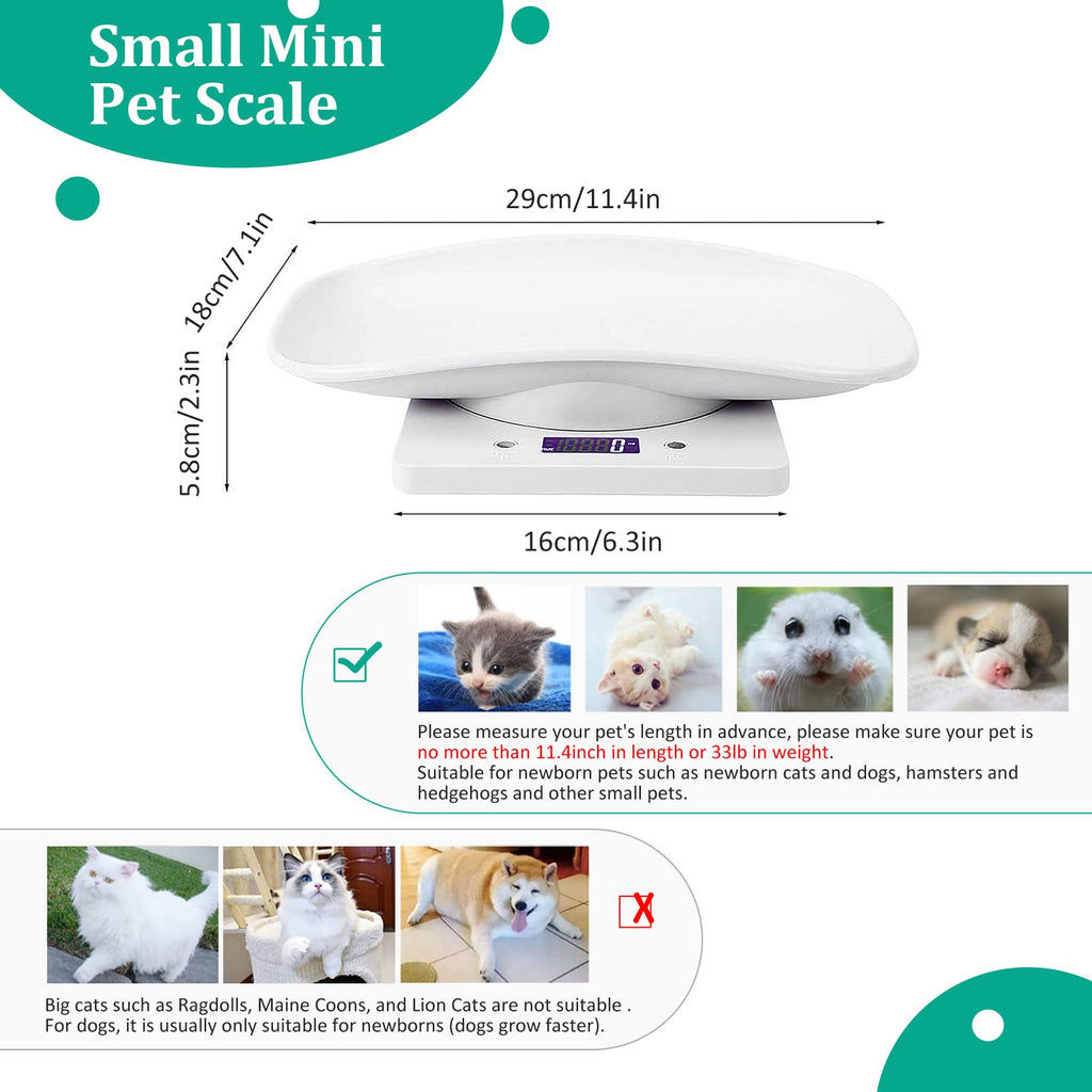 Digital Pet Scale 33 lb/15 kg Y5579