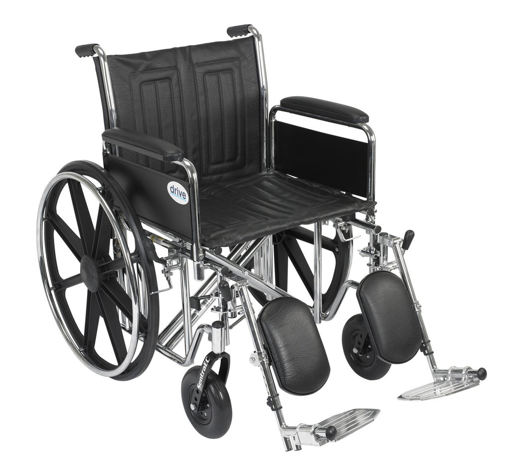 Black Bariatric Transport Wheelchair E721049