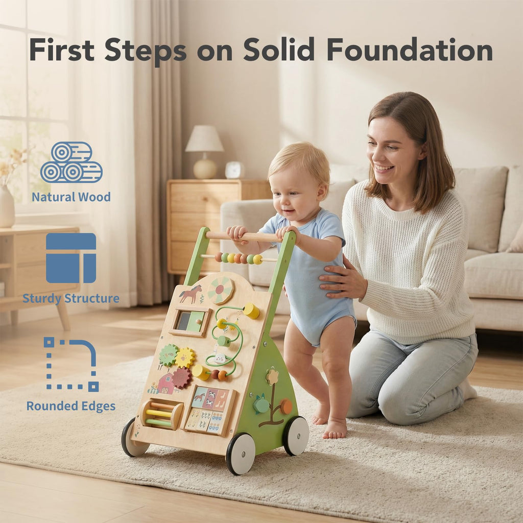 Wooden Baby Push Walker B387