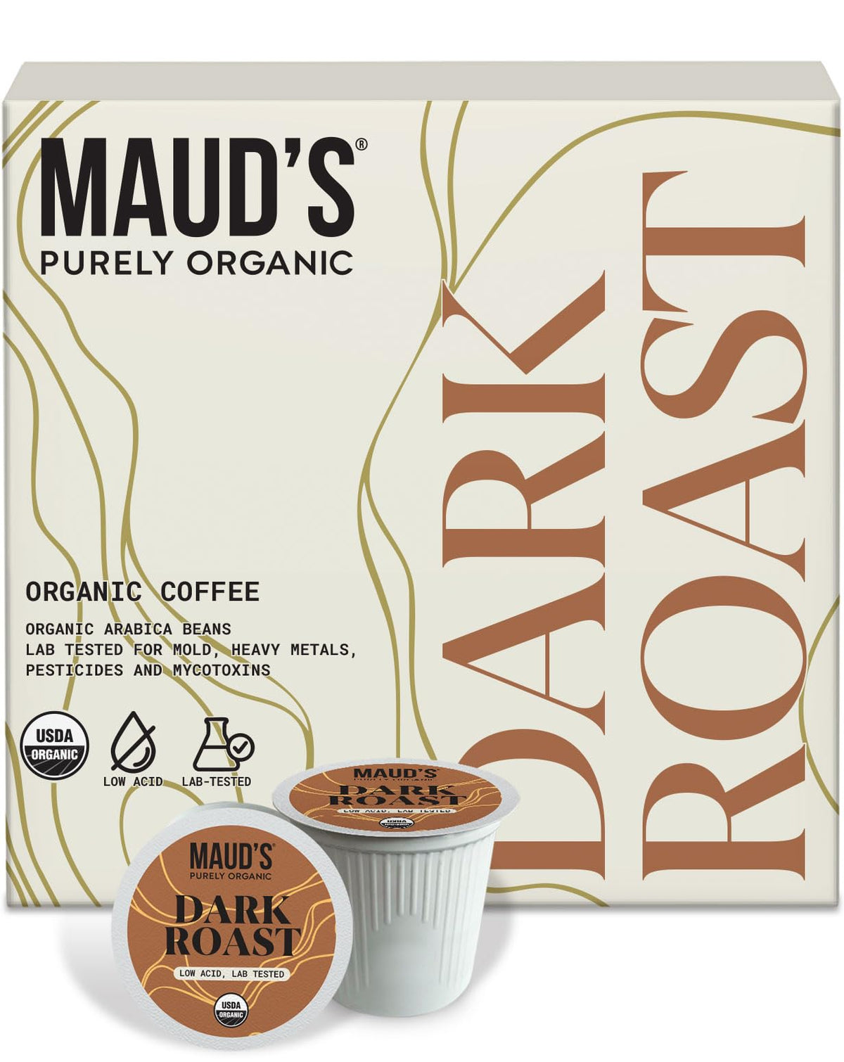 Organic Low Acid Dark Roast Coffee Pods 16ct H838520