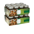16 Oz Wide Mouth Glass Mason Jars with Lids & Bands, 2-Pack J597637