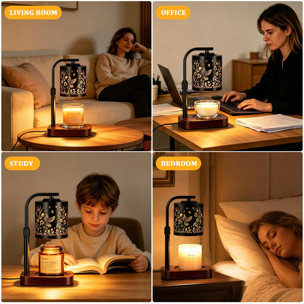 Candle Warmer Lamp with Timer & Dimmer M286899