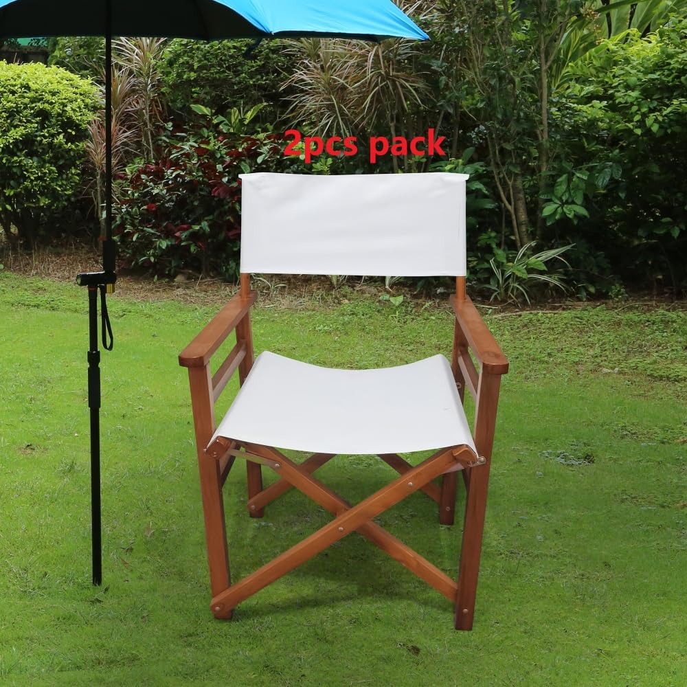 Black Canvas Director's Chair 2pcs Set G96172