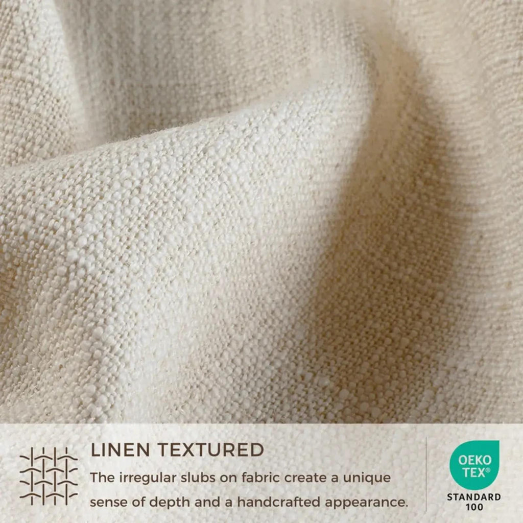 Linen Pinch Pleated Blackout Curtain 1 Panel R89311